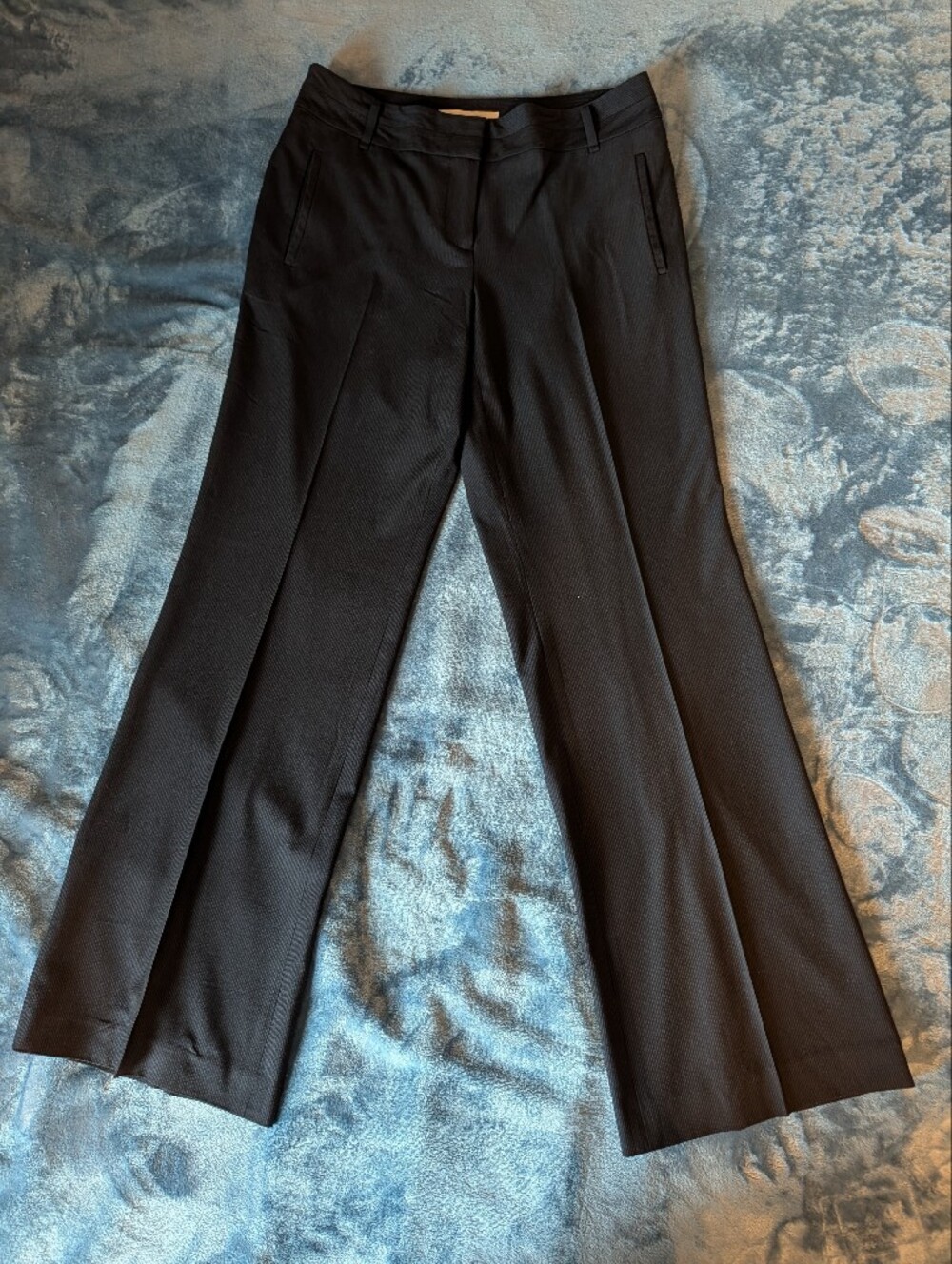 LOFT Julie Black Boot-Cut Work Pants